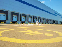 Вид здания. Сухой склад (+18) Складской комплекс Чехов-2 Московская обл, Чехов, п/о Васькино, деревня Новоселки, влд 19 стр 5,6, 38 000 м2 фото 2